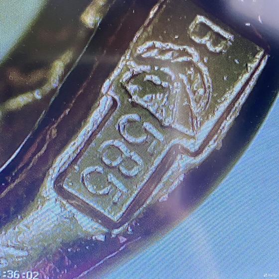 Золотая подвеска с камнями 585пр. вес: 1,38гр
