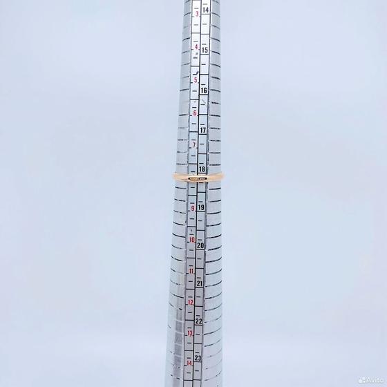 Золотое кольцо с камнем 583пр. размер: 18,1