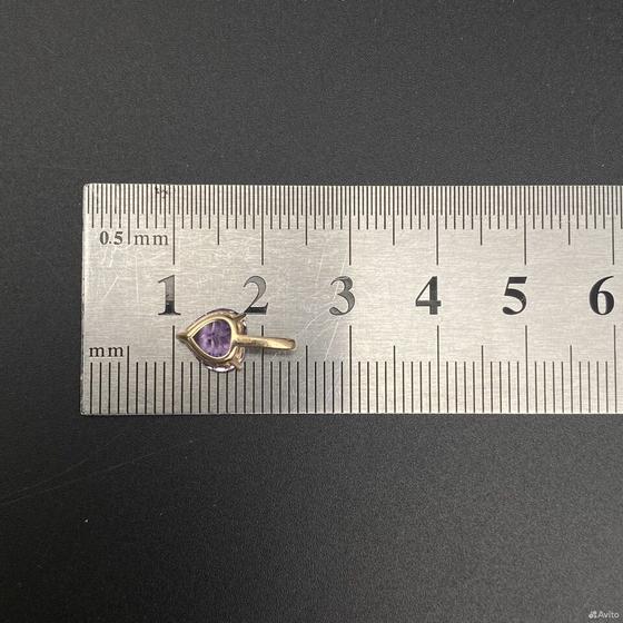 Золотая подвеска с бриллиантами 585пр. вес: 0,67гр