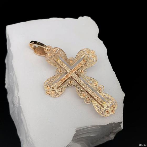 Золотой крест 585пр. вес: 11,63гр