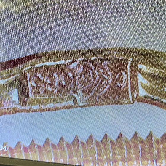 Золотые серьги с камнями 585пр. вес: 1,63гр