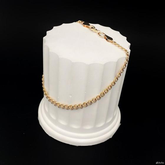 Золотой браслет 585пр. вес: 3,13гр. длина: 19,5см