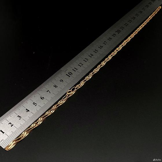 Золотая цепь 585пр. вес: 5,16гр. длина: 59см