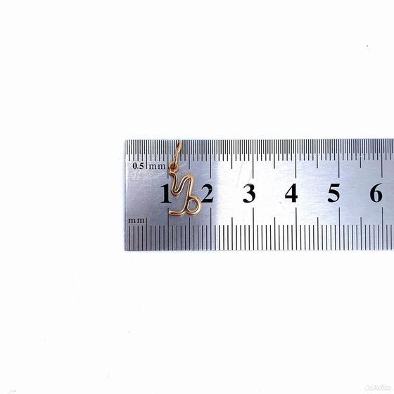 Золотая подвеска 585пр. вес: 0,68гр