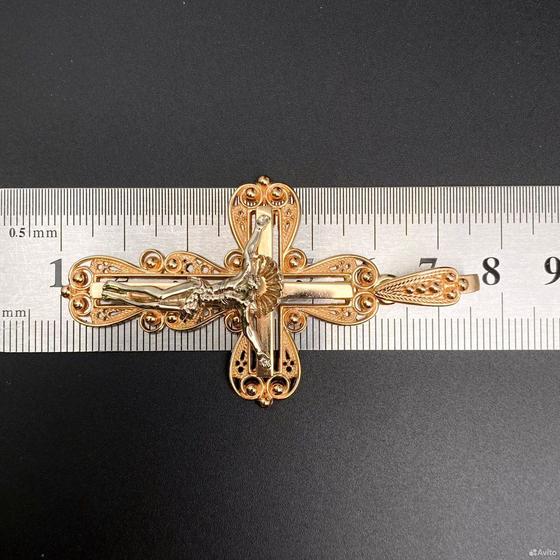 Золотой крест 585пр. вес: 11,63гр