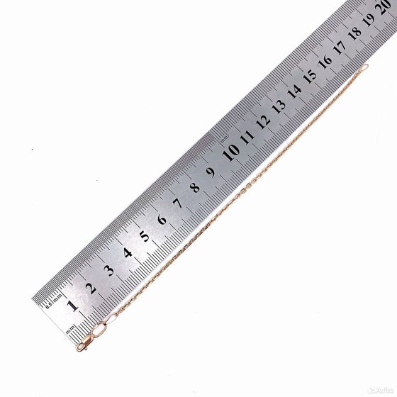 Золотой браслет 375пр. вес: 1,99гр. длина: 17см