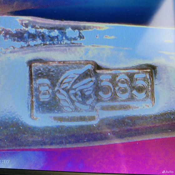 Золотые серьги с камнями 585пр. вес: 2,34гр