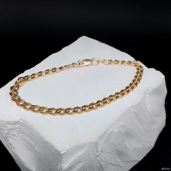 Золотой браслет 585пр. вес: 5,08гр. длина: 18,5см