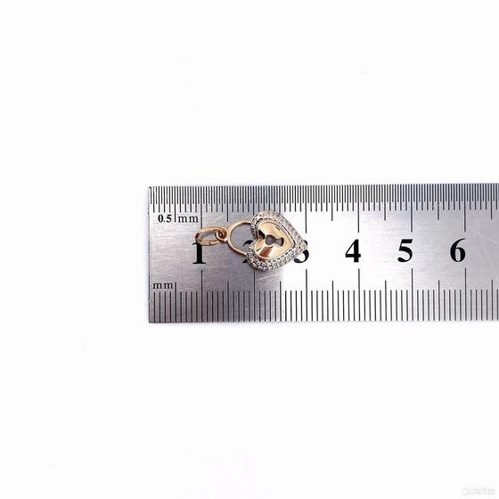 Золотая подвеска с камнями 585пр. вес: 1,20гр