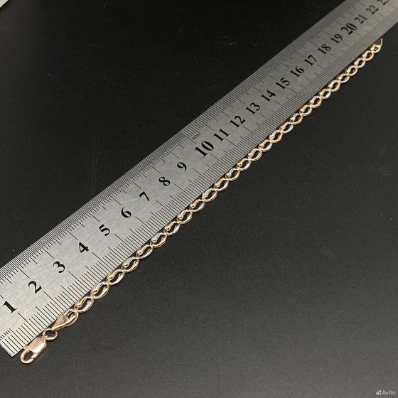 Золотой браслет 585пр. вес: 3,28гр. длина: 20см