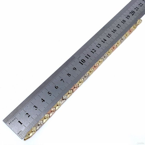 Золотой браслет 585пр. вес: 13,34гр. длина: 20см