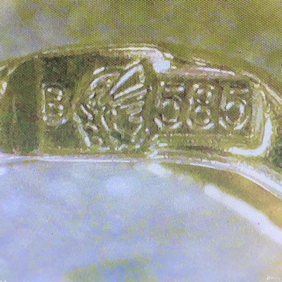 Золотая подвеска с камнем 585пр. вес: 0,38гр