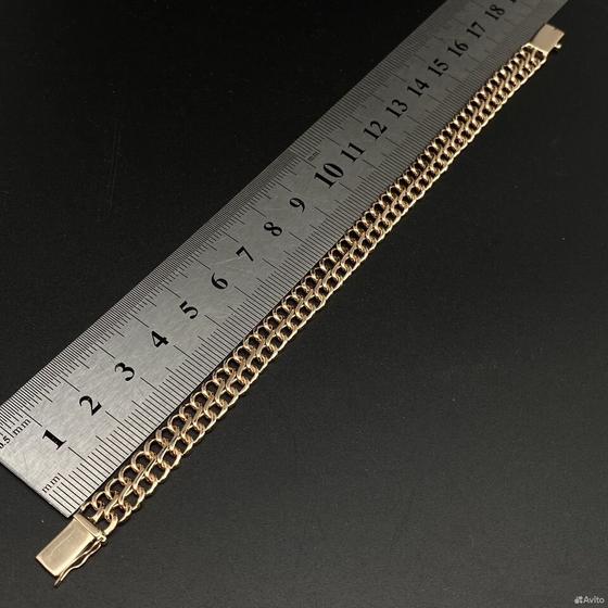 Золотой браслет 585пр. вес: 14,16гр. длина: 18,5см