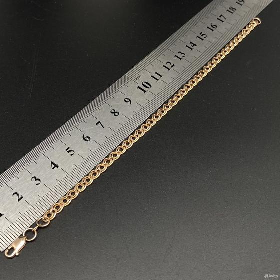 Золотой браслет 585пр. вес: 5,08гр. длина: 18,5см