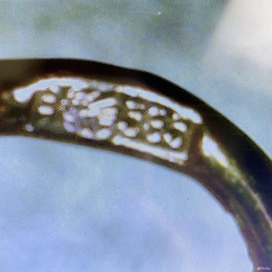 Золотая подвеска с камнями 585пр. вес: 1,56гр