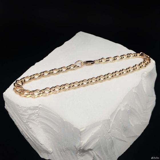 Золотой браслет 585пр. вес: 6,28гр. длина: 20см