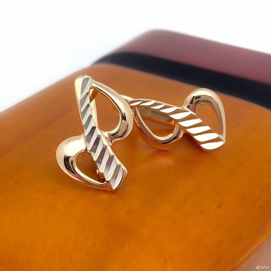 Золотые серьги 585пр. вес: 2,73гр