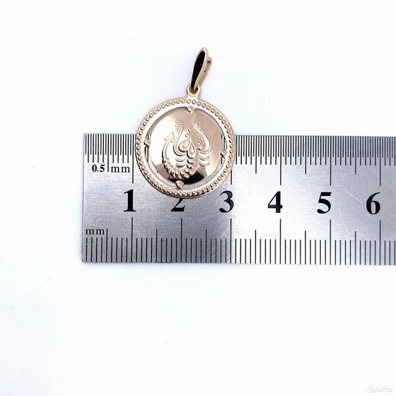Золотая подвеска 585пр. вес: 3,21гр