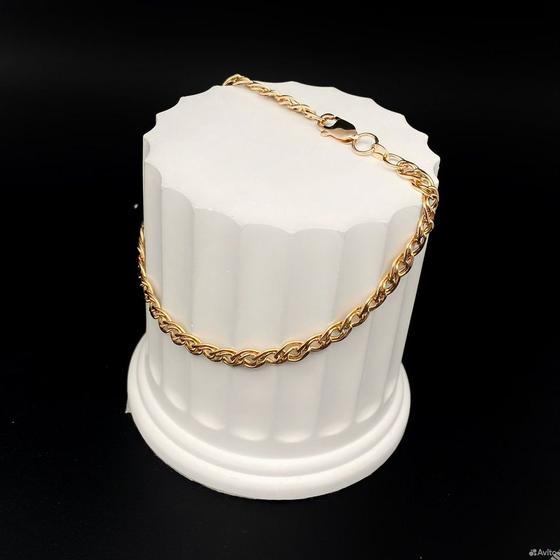 Золотой браслет 585пр. вес: 5,08гр. длина: 18,5см