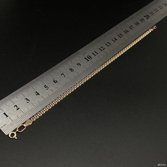 Золотой браслет 585пр. вес: 3,13гр. длина: 19,5см