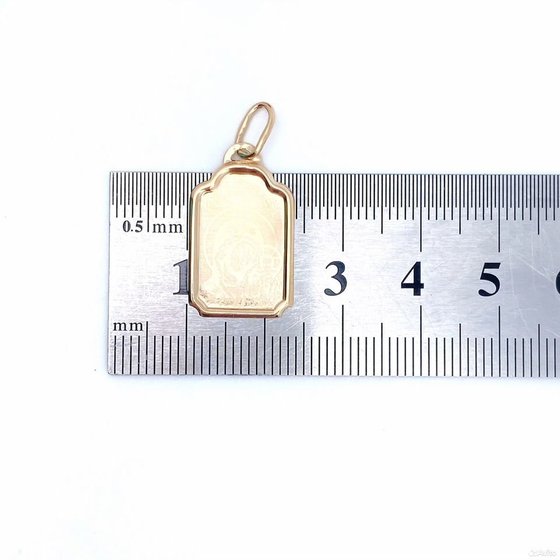 Золотая подвеска 585пр. вес: 1,02гр