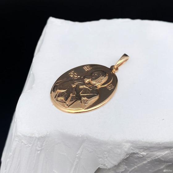 Золотая подвеска 585пр. вес: 1,53гр