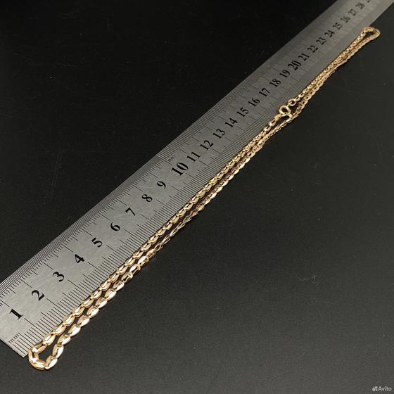 Золотая цепь 585пр. вес: 6,67гр. длина: 52см