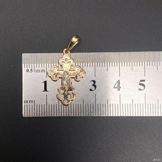 Золотой крест 585пр. вес: 1,39гр