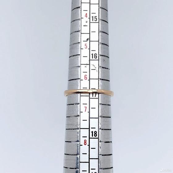 Золотое кольцо с камнем 585пр. размер: 16,9