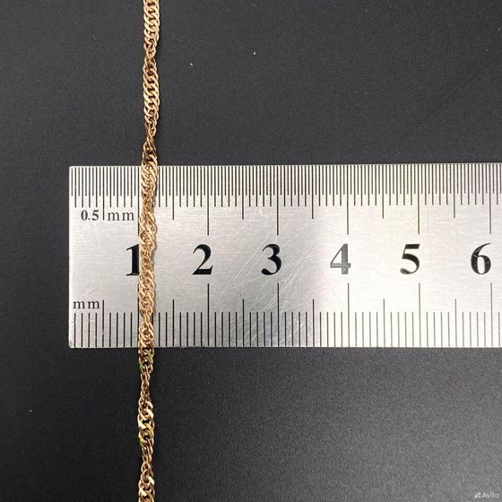 Золотая цепь 585пр. вес: 5,98гр. длина: 60см